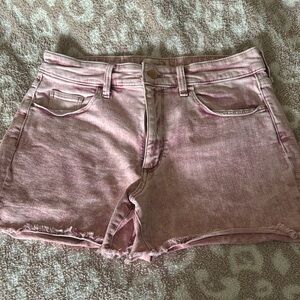 Pink Denim Women's Shorts
